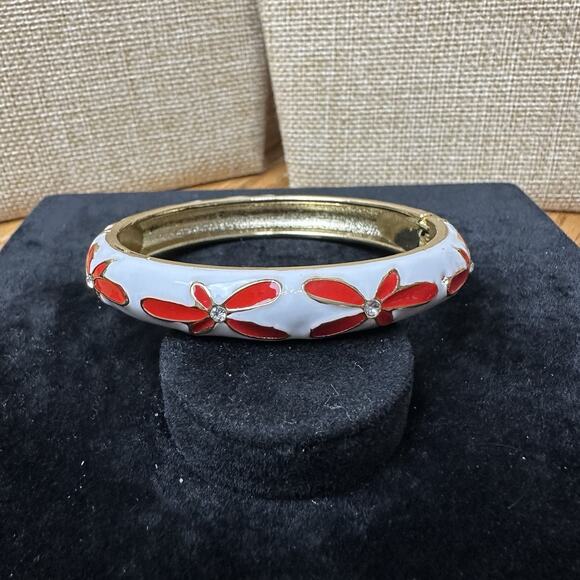 Sequin Jewelry - Sequin Nordstrom Multicolor Gold Tone Statement Enamel Bangle Bracelet # 467